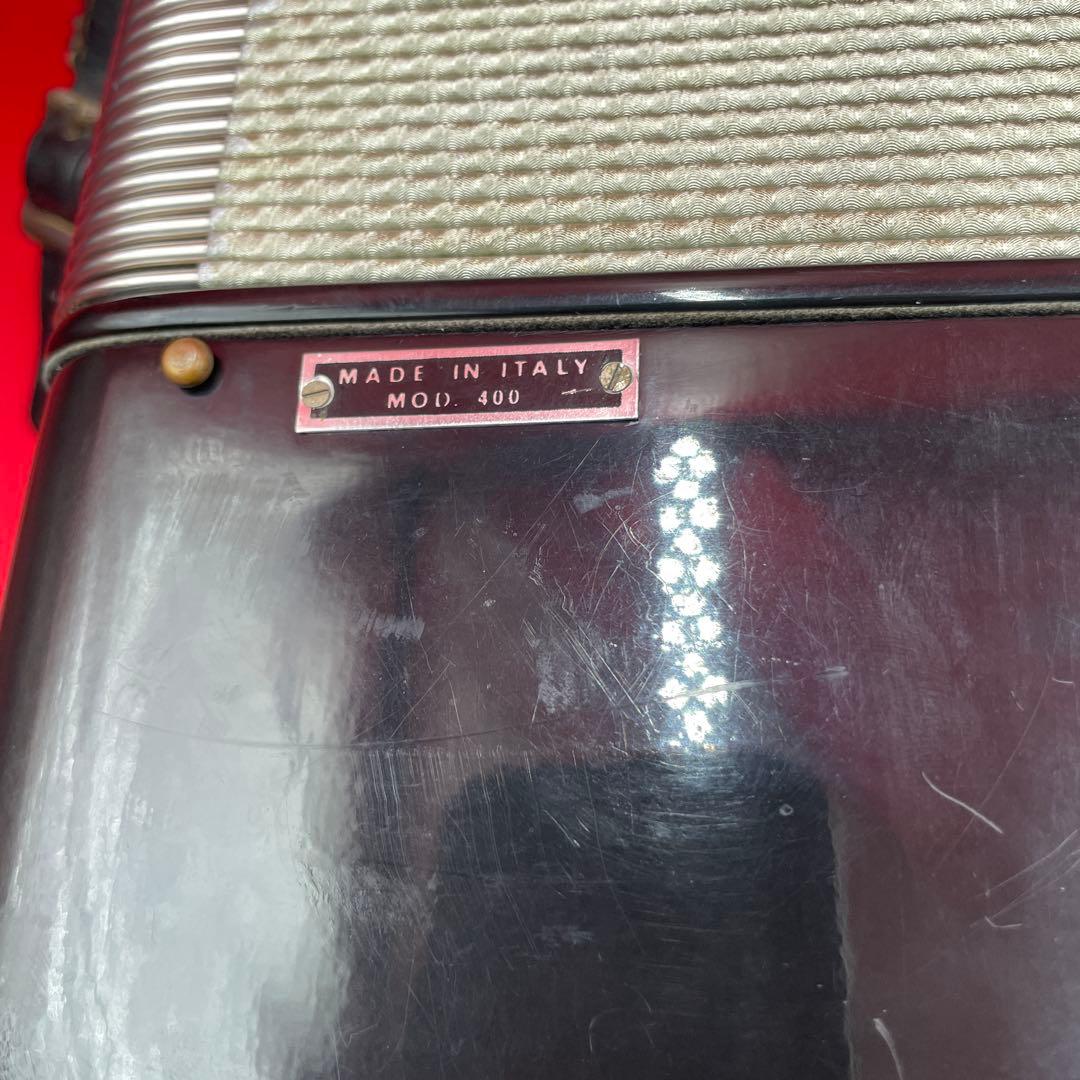 希少　EXCELSIOR mod.400　高級　アコーディオン　ケース付き　黒色