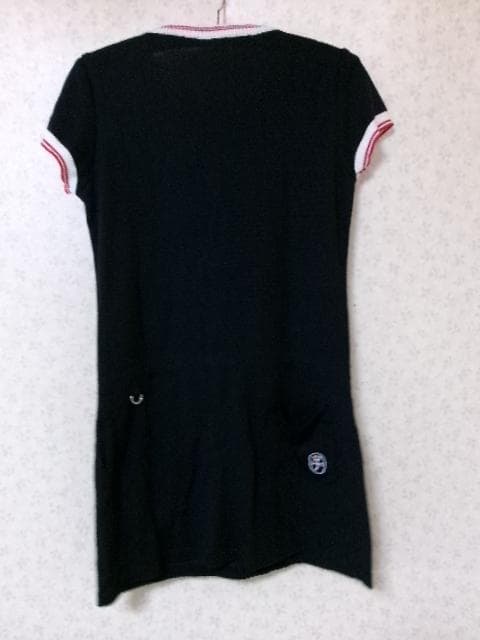 94495 カステルバジャックスポーツ　ニットワンピース　紺　42