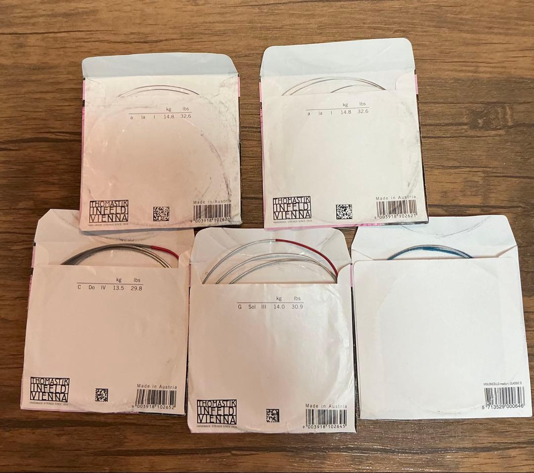 Spirocore Cello 弦　セット　【未使用品】
