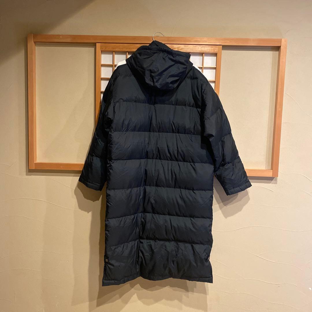 PUMA フード付きロングダウンコート L ブラック