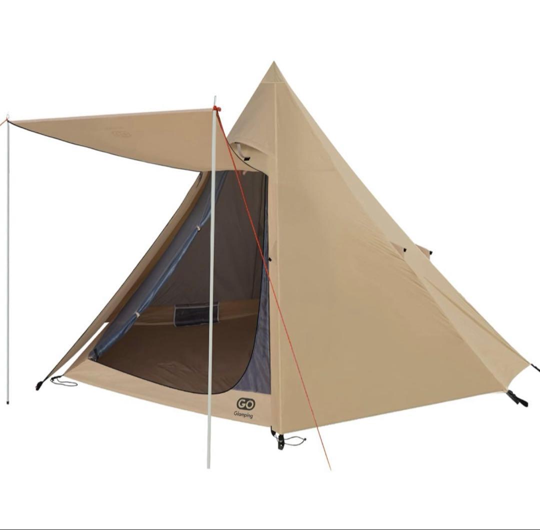 GOGlamping ゴーグランピング　テント ワンポールテント ベージュ