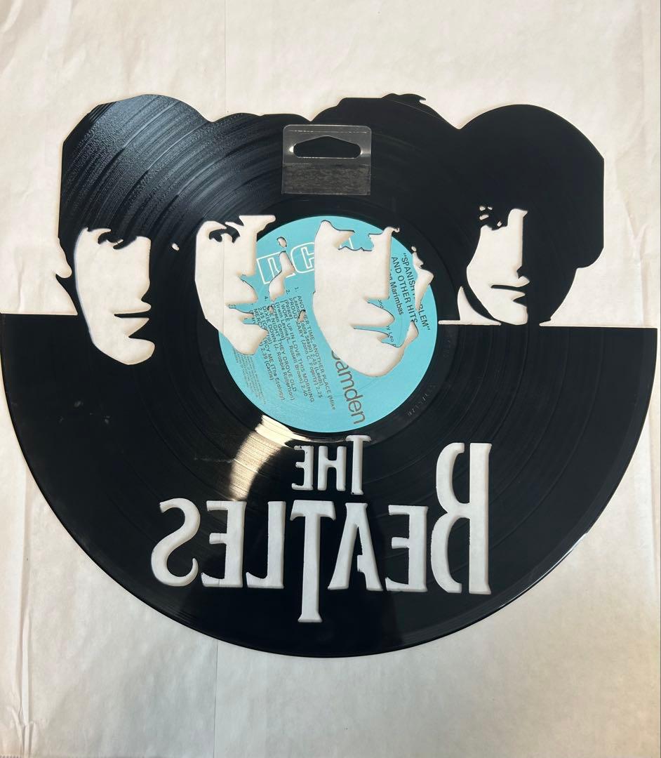 The Beatles レコード型アートオブジェ