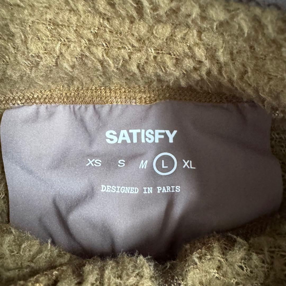 ウォーキング・ランニングウェア SATISFY GHOSTFLEECE AD LIGHT HALF-ZIP