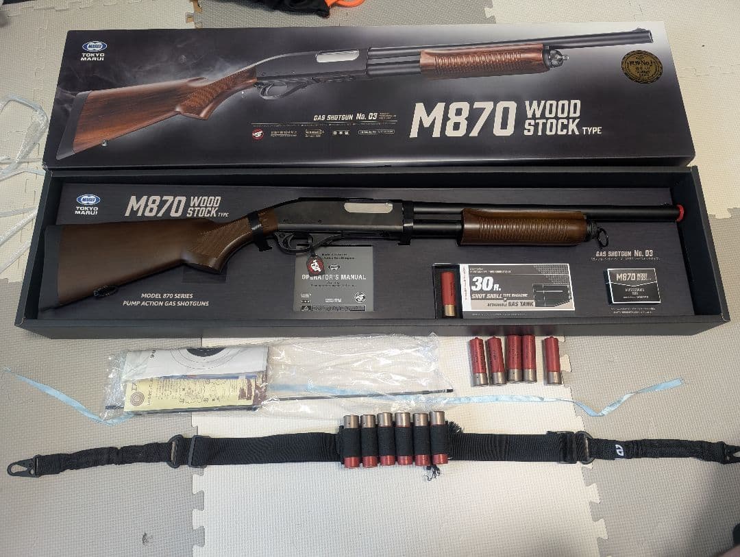東京マルイ ガスガン M870 WOOD STOCK TYPE
