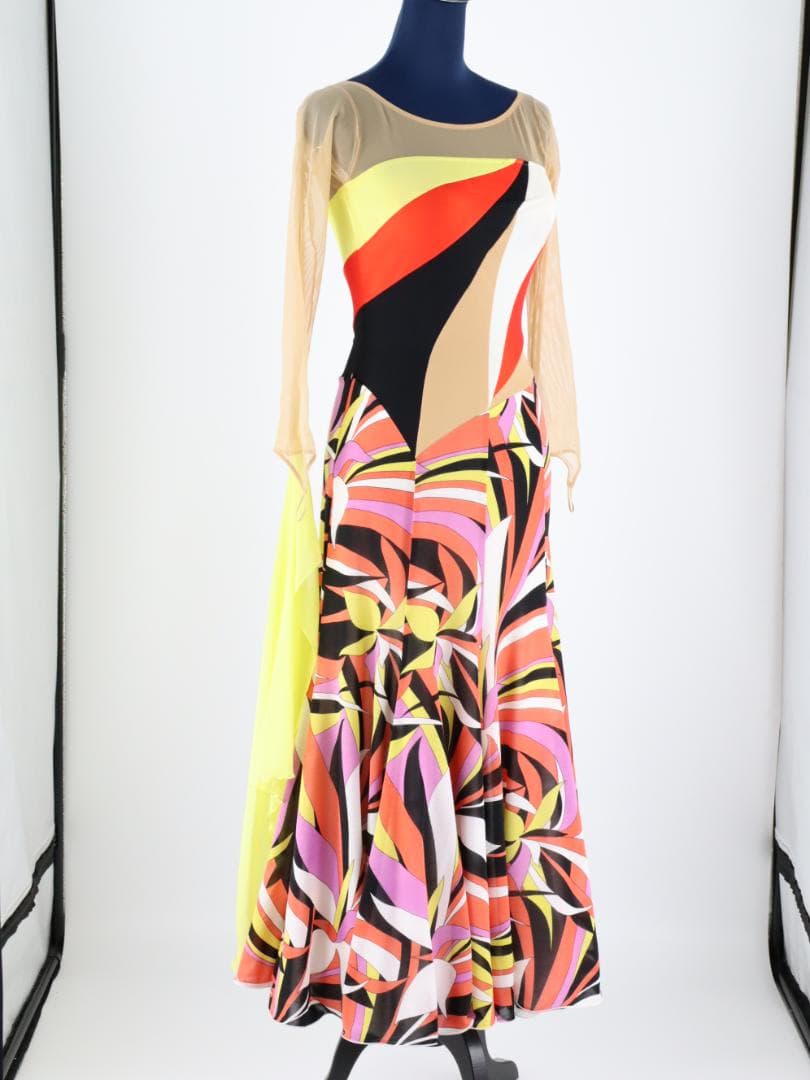 【美品 日本製 社交ダンス衣装】in the MOOD インザムード ドレス