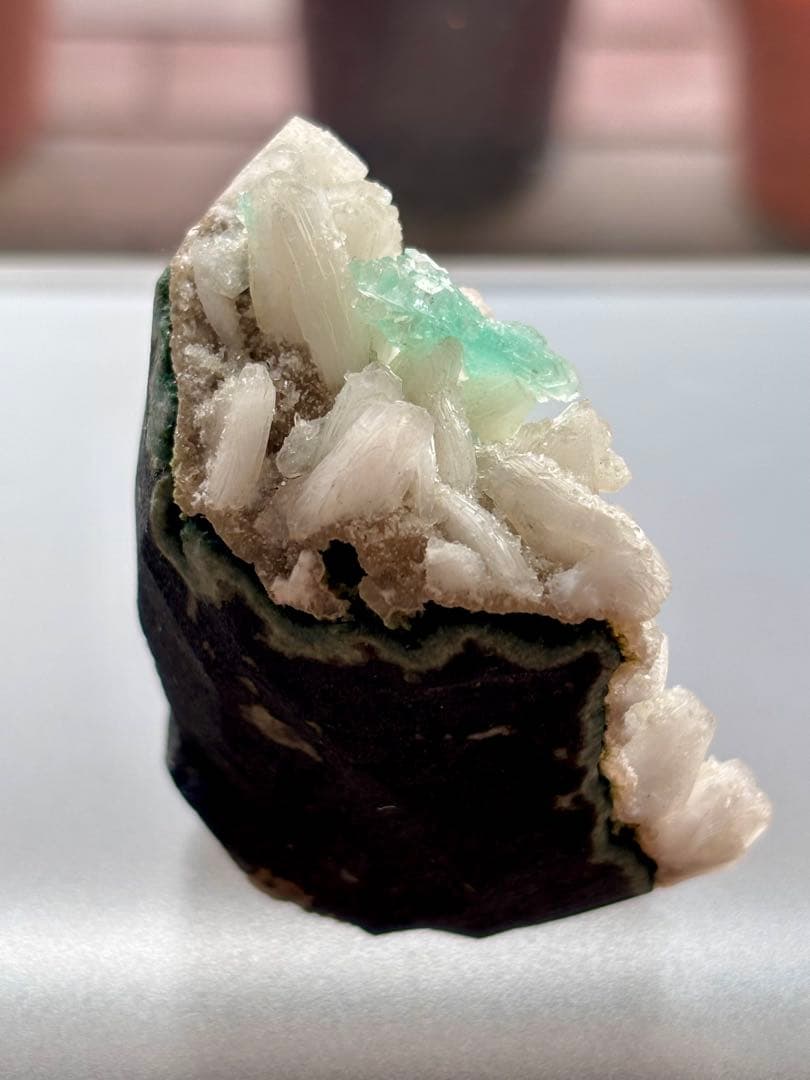 グリーンアポフィライト　スティルバイト　ヒューランタイト　インドマハラシュトラ産