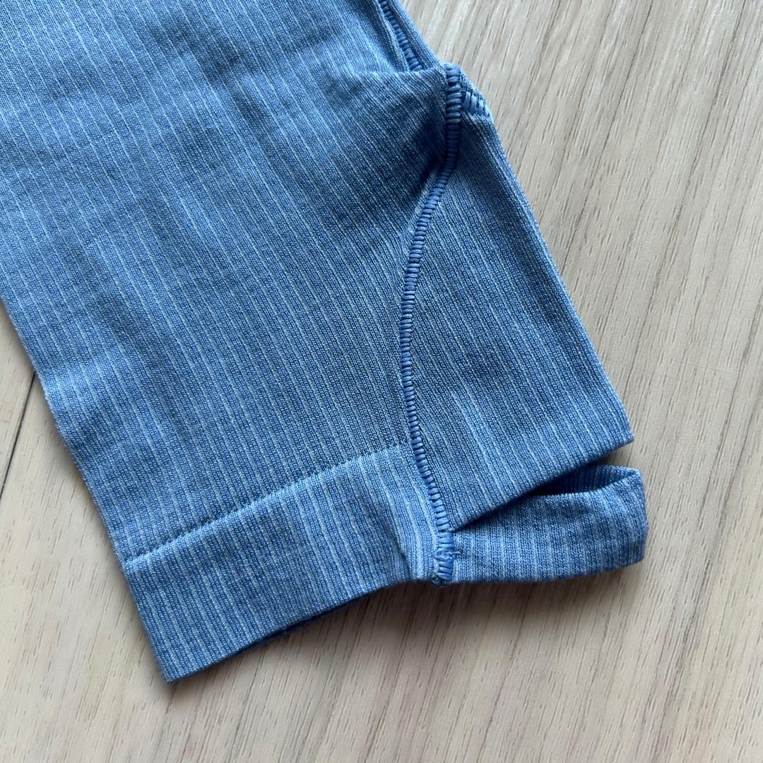 新品★ルルレモン swiftly wool long sleeve M ブルー系