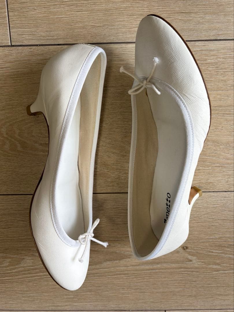 Repetto レペット　ホワイト バレエシューズ 40