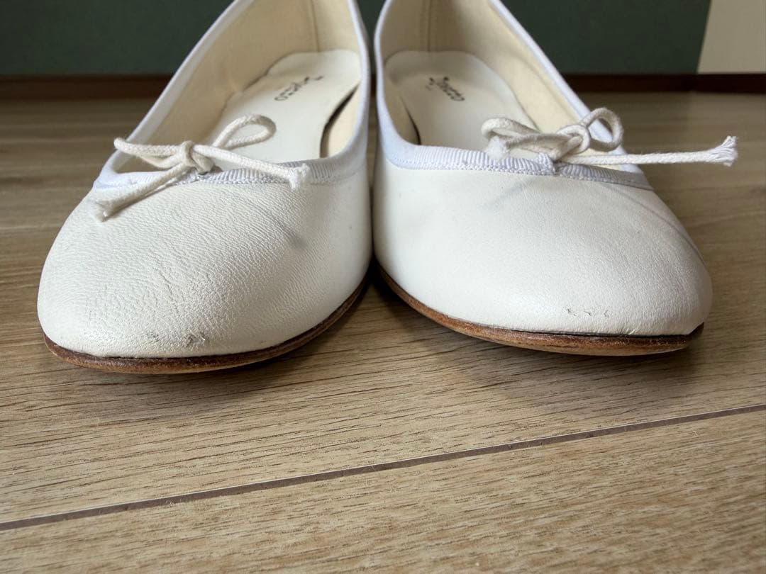 Repetto レペット　ホワイト バレエシューズ 40