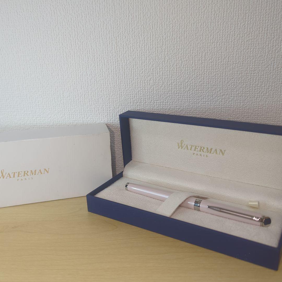WATERMAN ピンク 万年筆 専用ケース付き