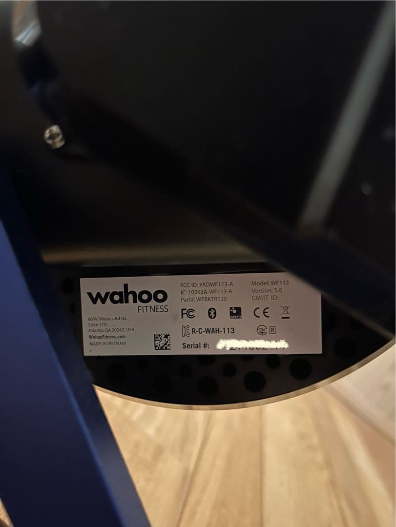 Wahoo KICKR V5 WF113 WFBKTR120 105スプロケ付