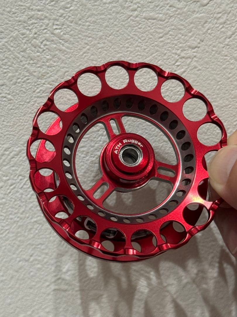 黒鯛工房 THEアスリート カスタムスプール 65F レッドチタン ①