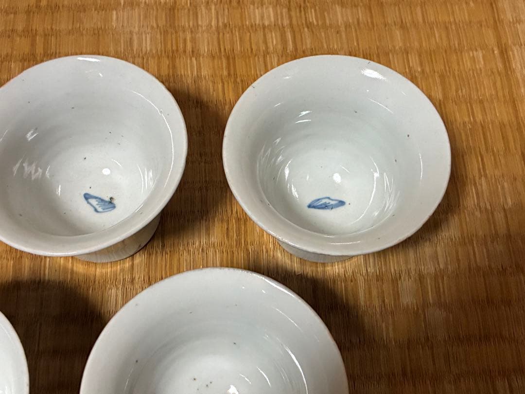 古伊万里 蕎麦猪口 お猪口 ぐい呑み 五客揃い 時代物