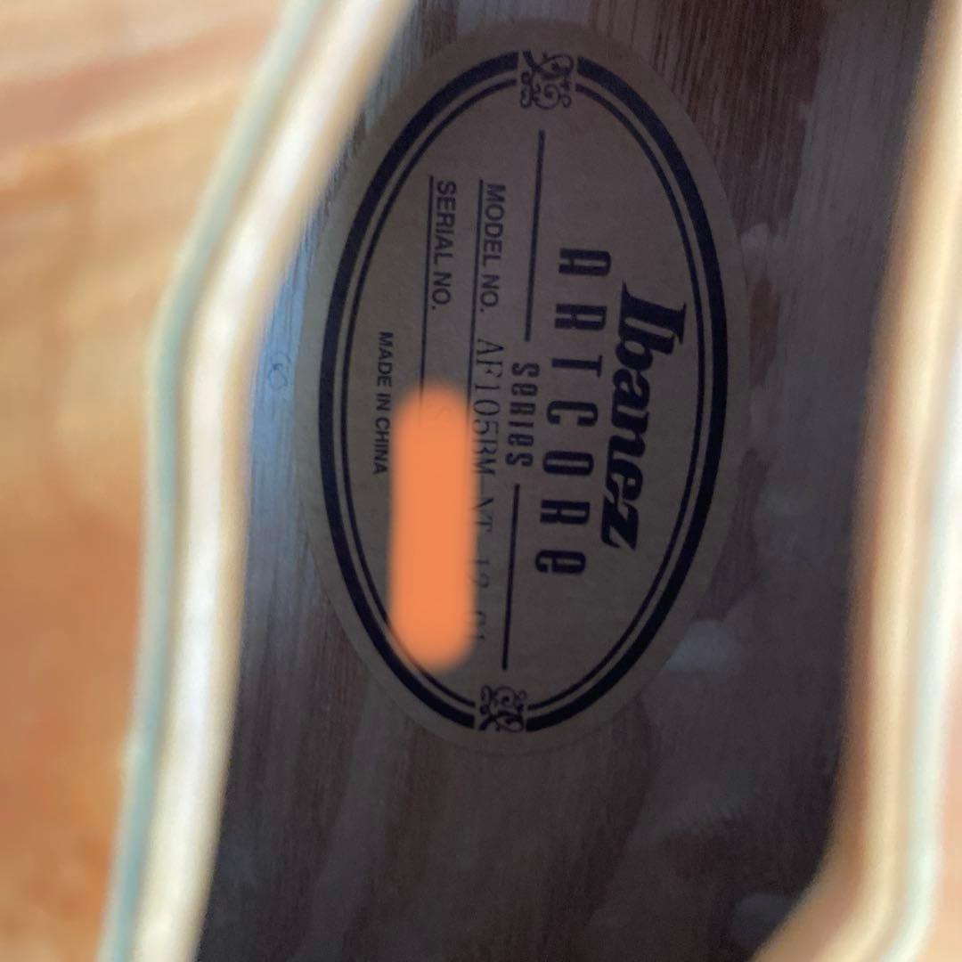 Ibanez AF105BM-NT-12-01 /フルアコ アイバニーズ