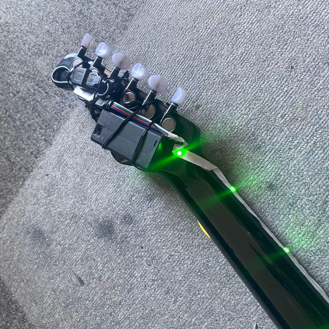 LEDネック コンポーネントギター ブラックハート YAMAHA BURNY