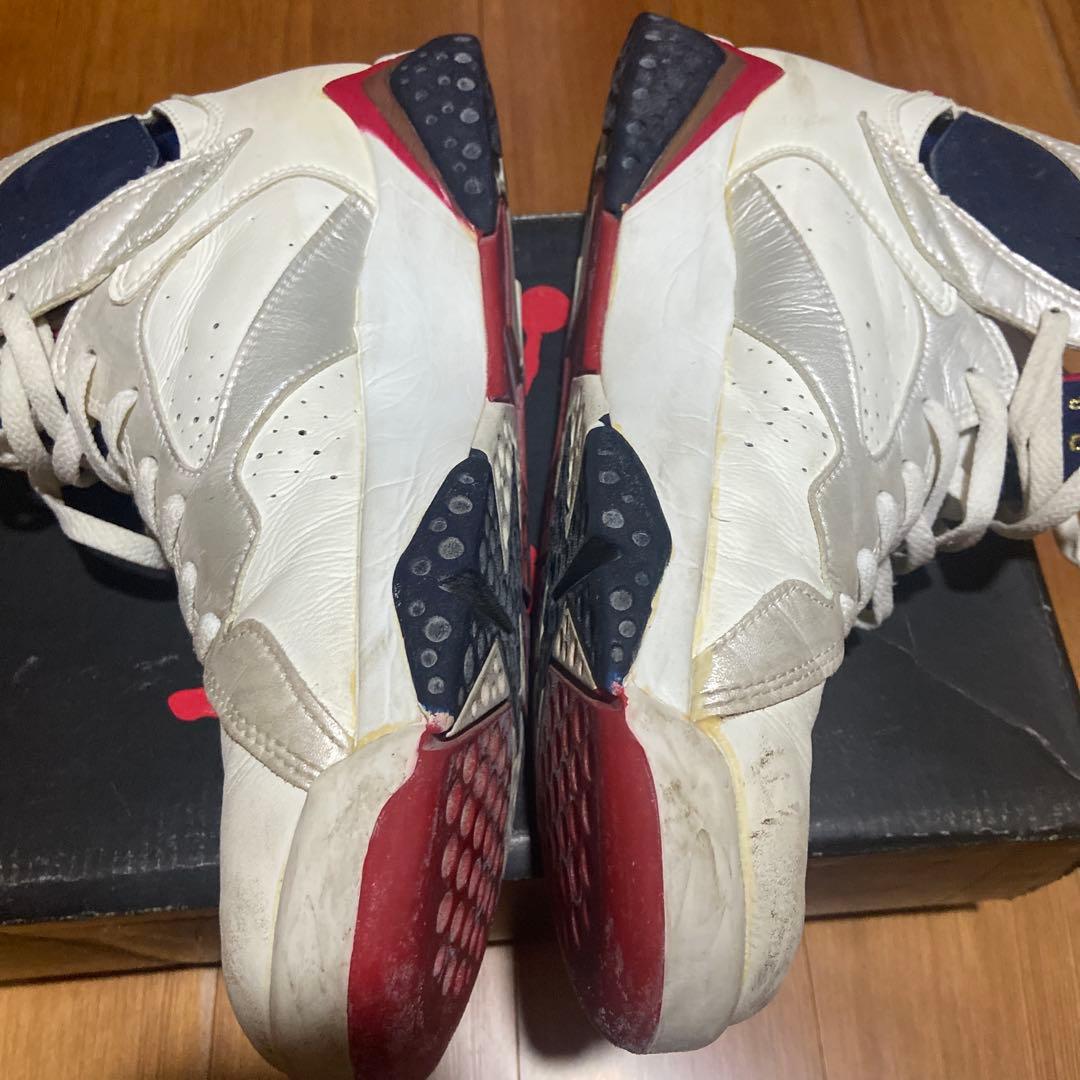 Air Jordan 7 ホワイト/ネイビー/レッド 10