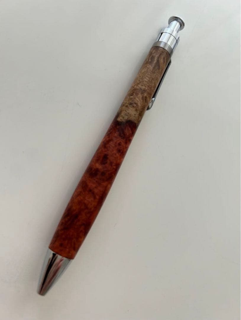 お*め様 工房楔 ルーチェペン 花梨紅白