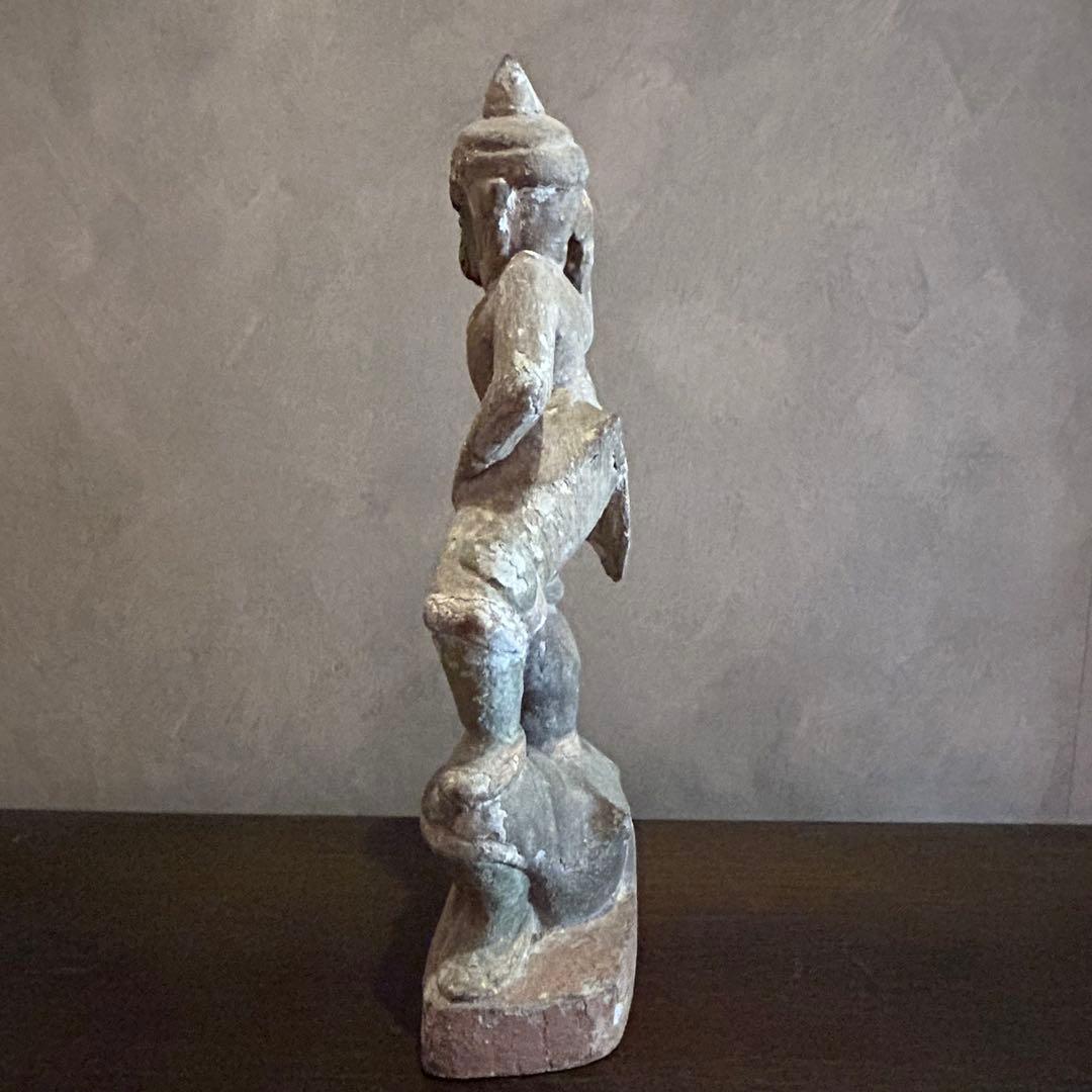 ヒンドゥー教　神話　ラーマーヤナ　猿神　オブジェ　置物　アンティーク　骨董