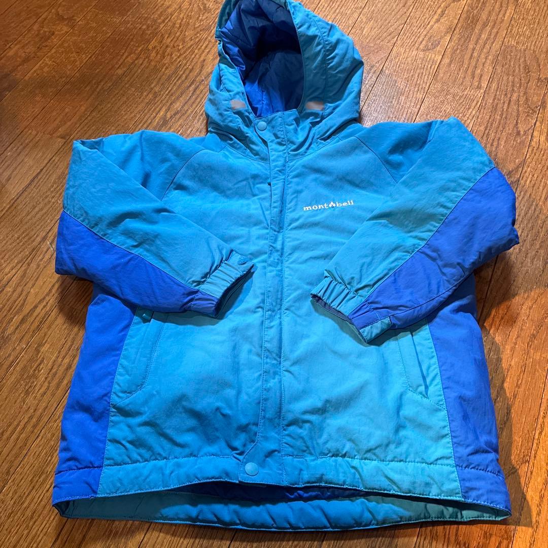 ギッズ　mont bellスキー・スノボー上下ウェア120クリーニング済み