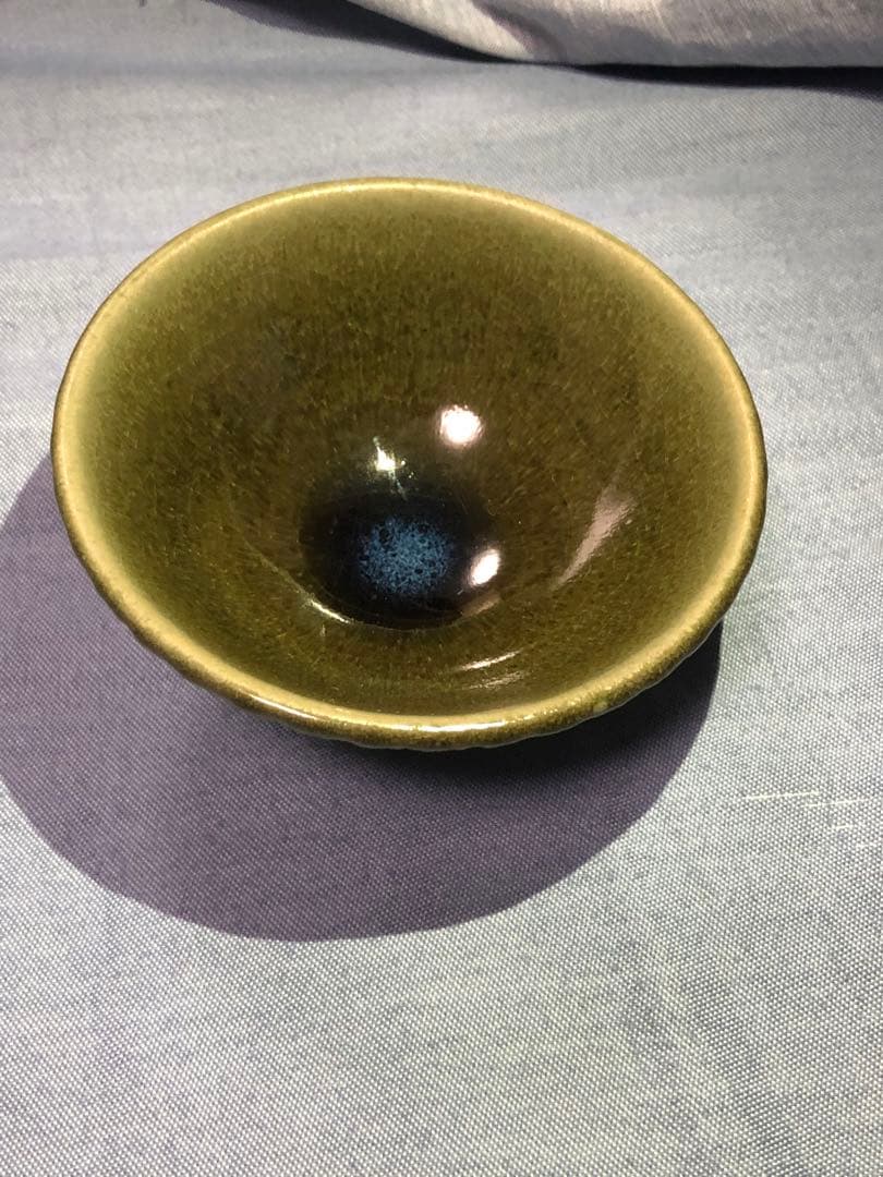 人間国宝　福島善三　盃　酒器　福岡県　小石原焼　ちがいわ窯　お値引き不可