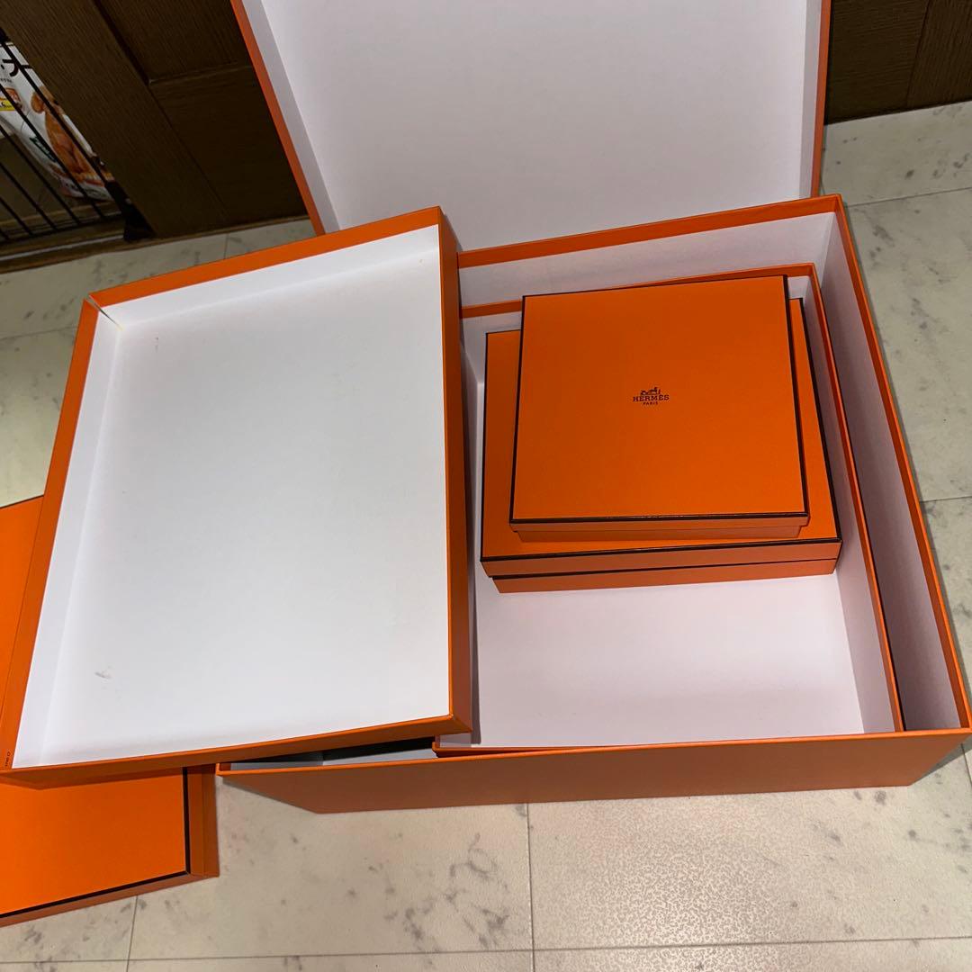 新品 Hermes Vuitton Bottega 大中小ボックス 18個セット