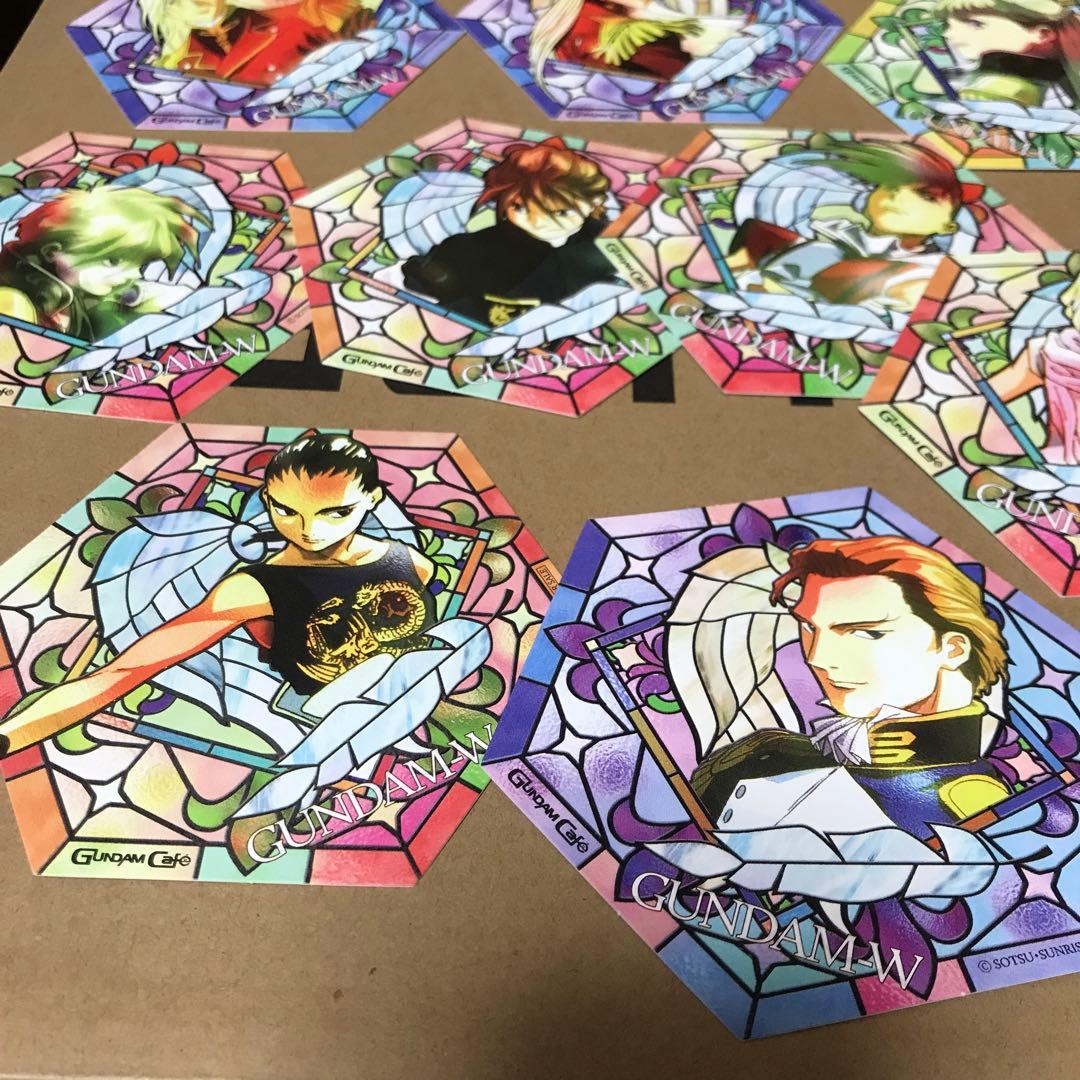 ガンダムW コースター ガンダムカフェ ガンカフェ コンプリート