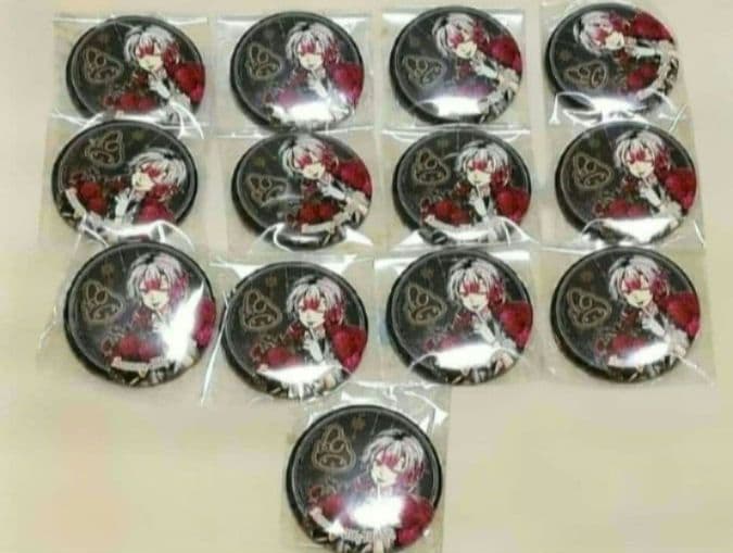 悪魔執事と黒い猫 あくねこ アモン　 缶バッジ　グリッター缶バッジ　ぱしゃこれ