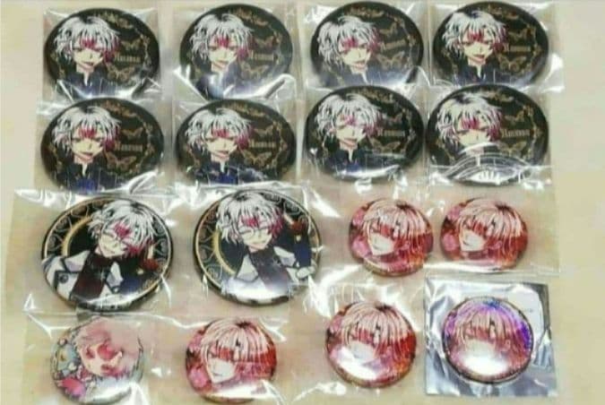 悪魔執事と黒い猫 あくねこ アモン　 缶バッジ　グリッター缶バッジ　ぱしゃこれ