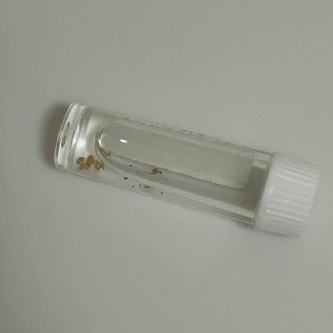 金の粒 佐渡島西三川ゴールドパーク 砂金 5粒