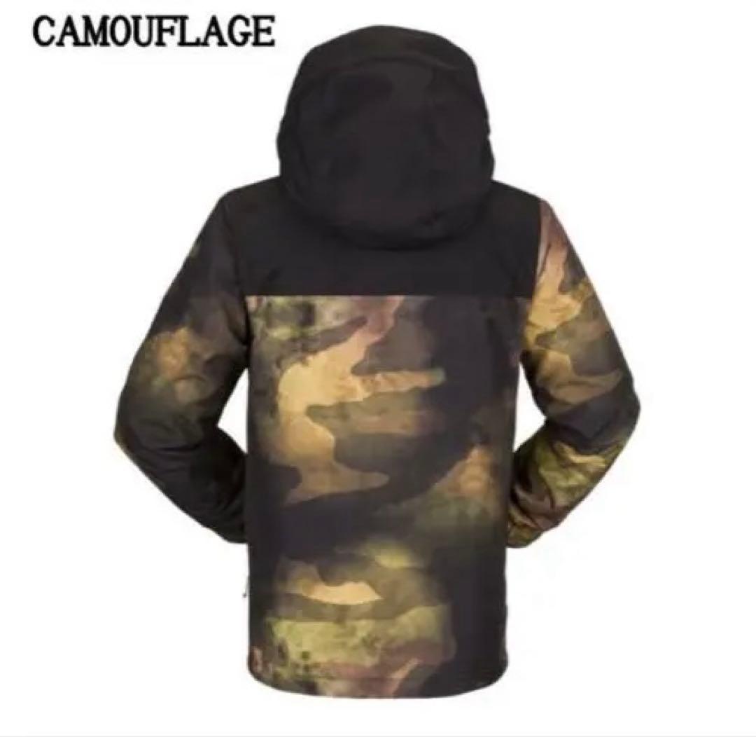 カモフラージュ 防水 スノーボードウェア 子ども用 L ボルコム