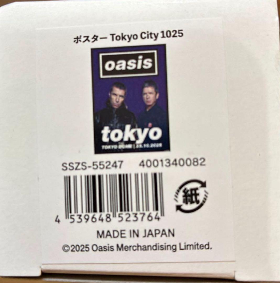 Oasis ポスター オアシス live ‘25 TOKYO 10/25
