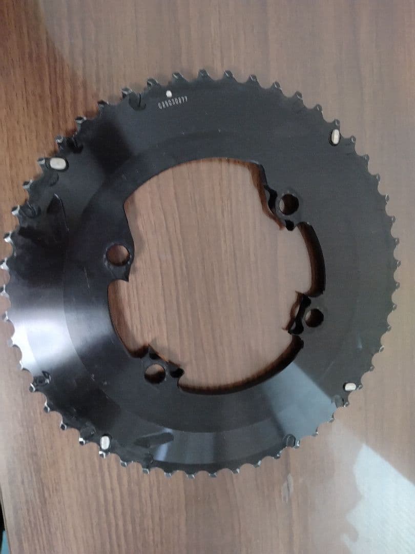 6月末まで掲載　Cybrey カーボンチェーンリング　52/36