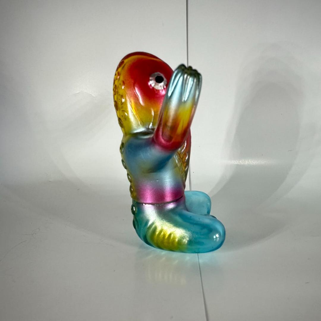 U.S.TOYS BBメトロン星人 あぐらポーズ クリアカラー 墓場の画廊