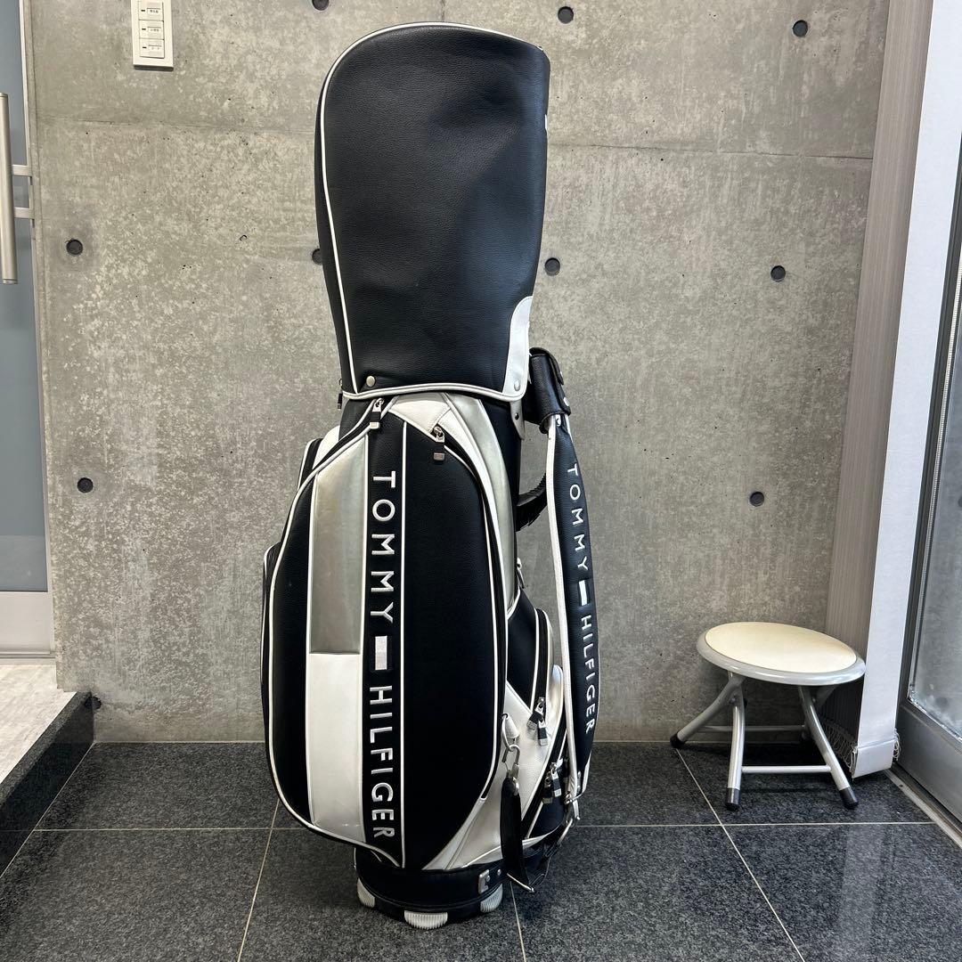   キャディバッグ ブラック/ホワイト