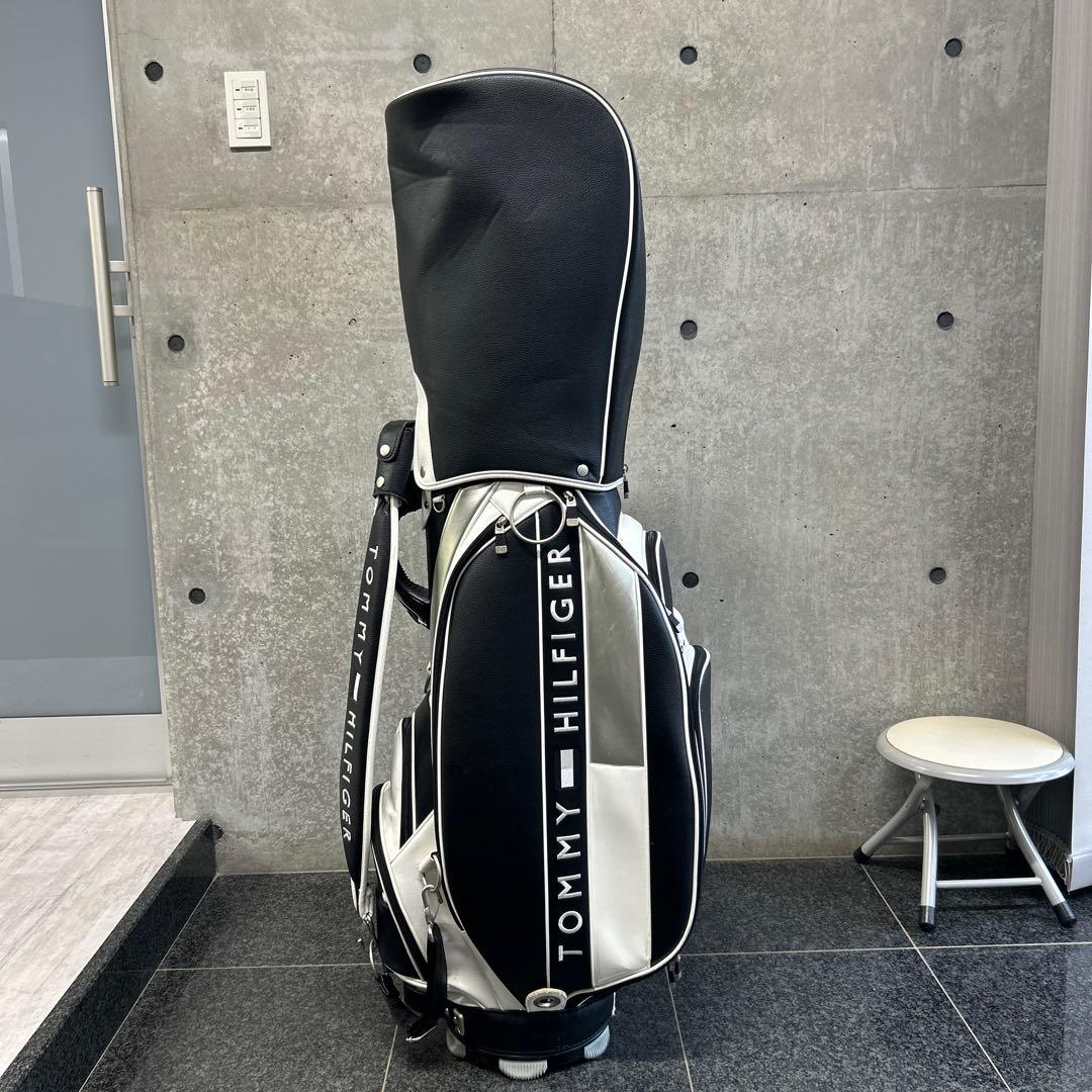   キャディバッグ ブラック/ホワイト