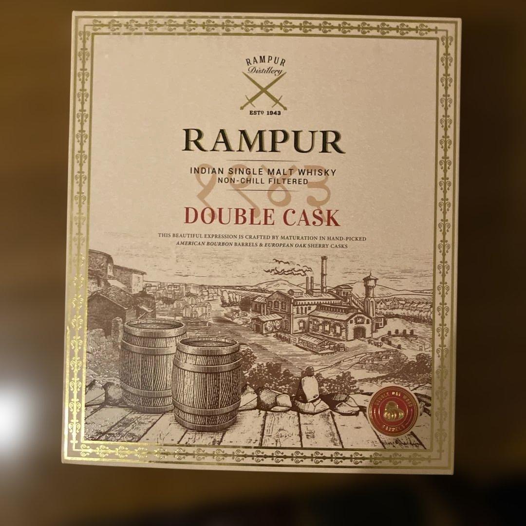【エコメルカリ便】RAMPUR DOUBLE CASK ウイスキー ギフトセット