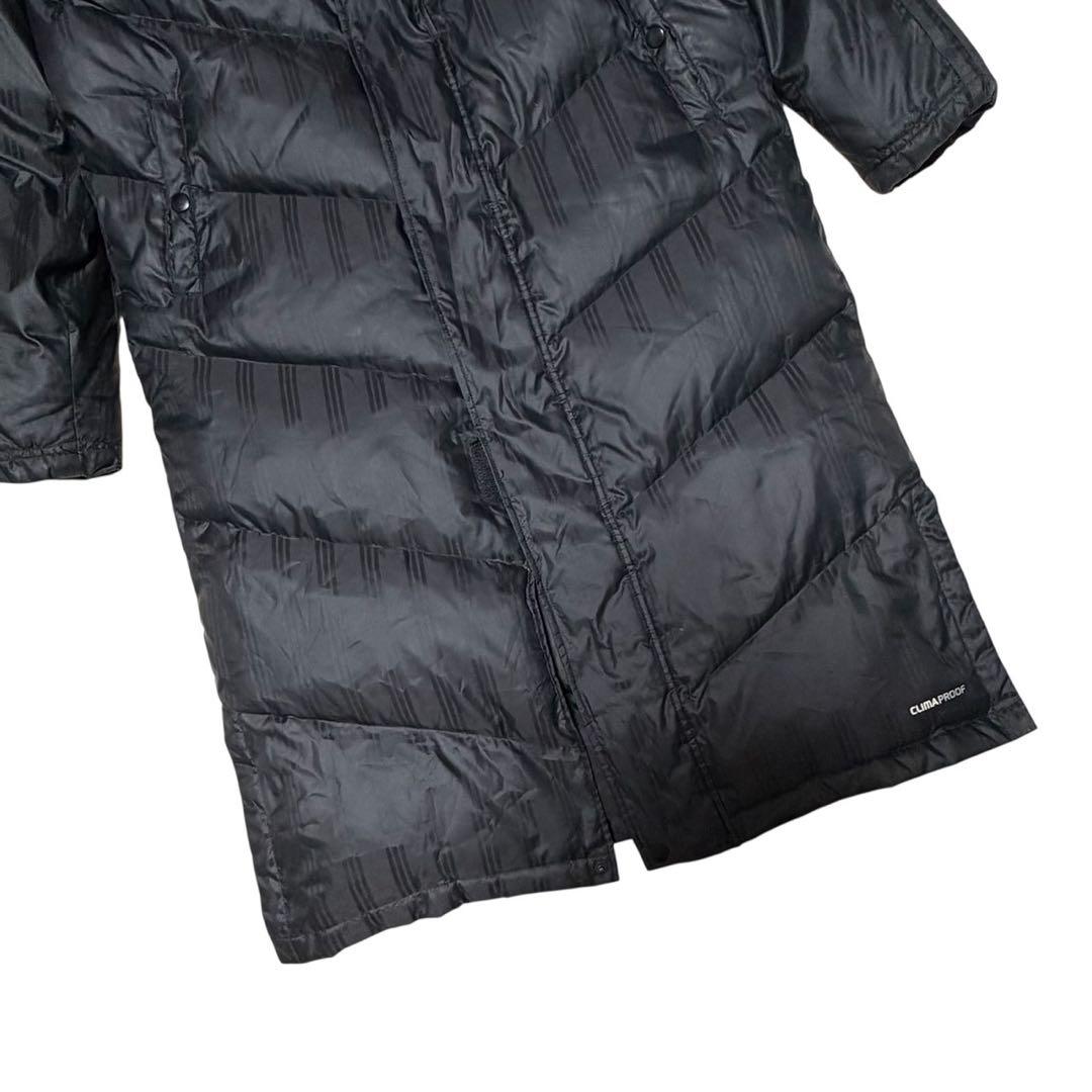 美品 アディダス ダウン　ベンチコート ロングコートCLIMAPROOF S