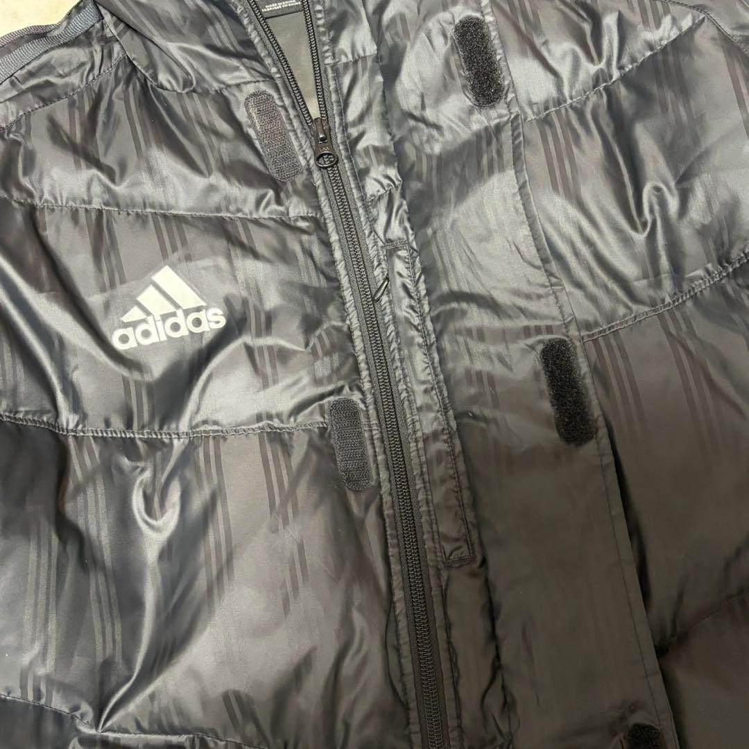 美品 アディダス ダウン　ベンチコート ロングコートCLIMAPROOF S