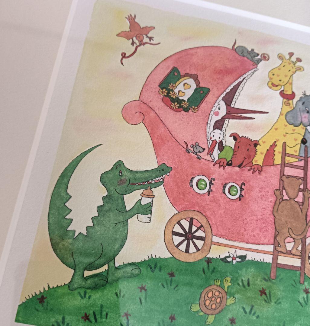 【新品未使用品】Clyv クリーブ　「子供達の箱舟」ジクレー