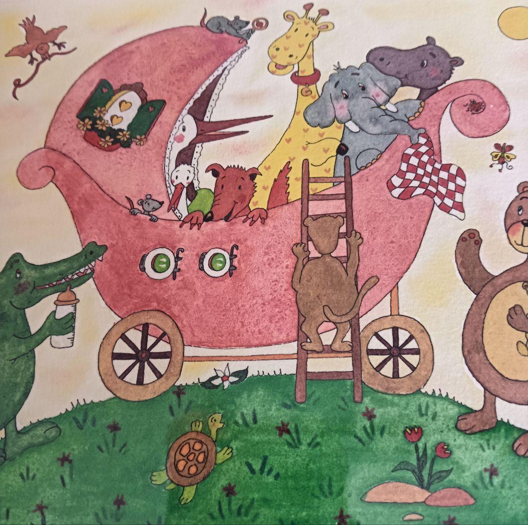 【新品未使用品】Clyv クリーブ　「子供達の箱舟」ジクレー