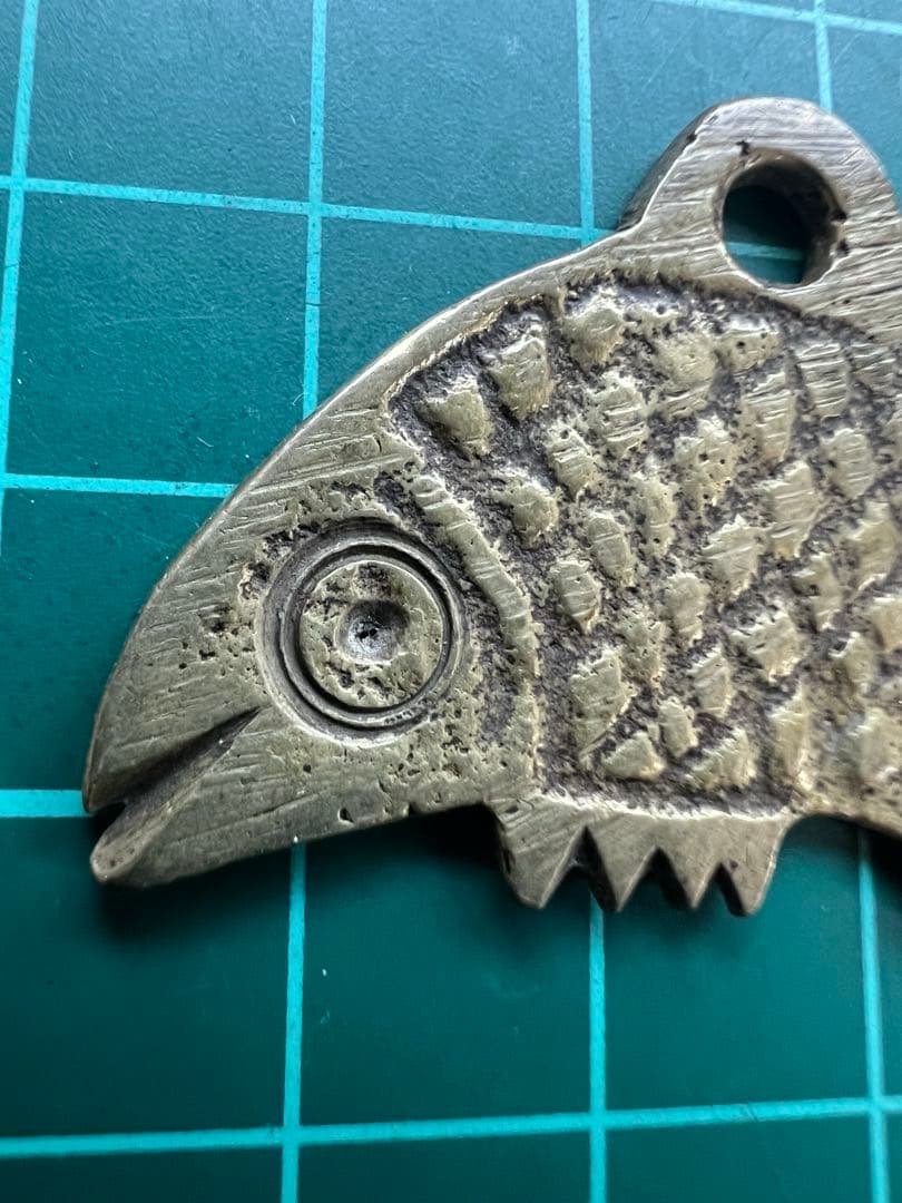 中国絵銭　魚型絵銭