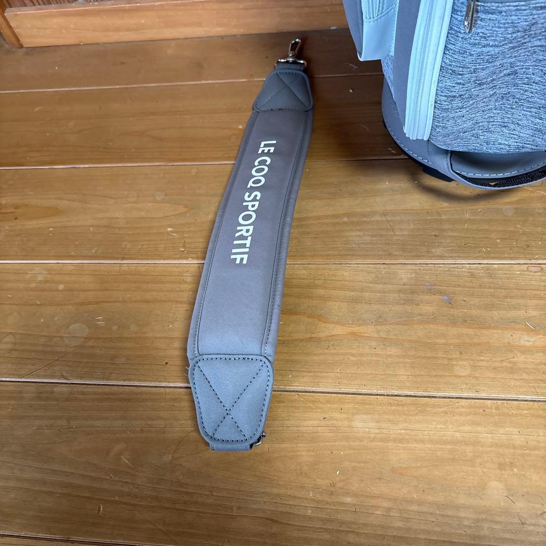 LE COQ SPORTIF キャディバッグ グレー・ホワイト