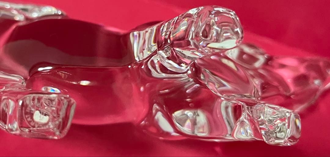 【まとめ買い歓迎】美品 Baccarat バカラ 干支オーナメント 丑 牛 ウシ