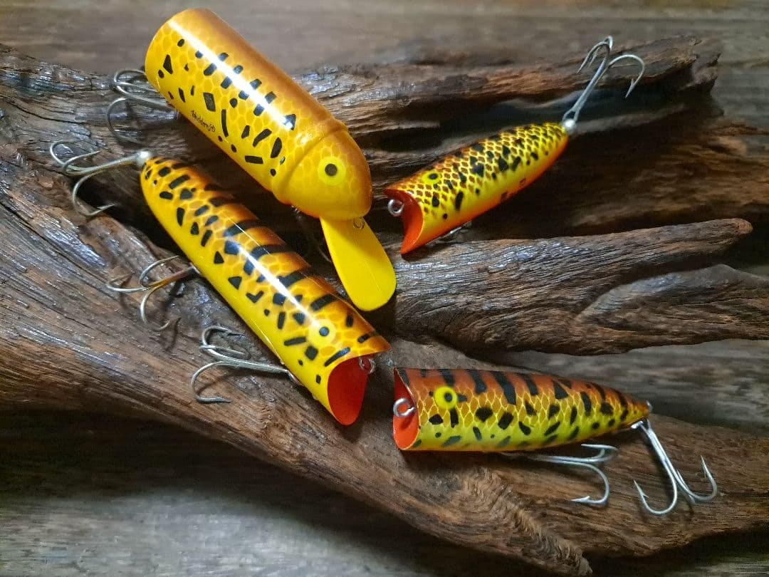 ヘドン　BRS　茶スイカ　ラッキー　チャガー　バド　4個セット