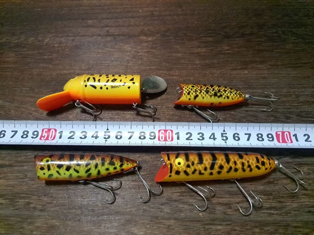 ヘドン　BRS　茶スイカ　ラッキー　チャガー　バド　4個セット