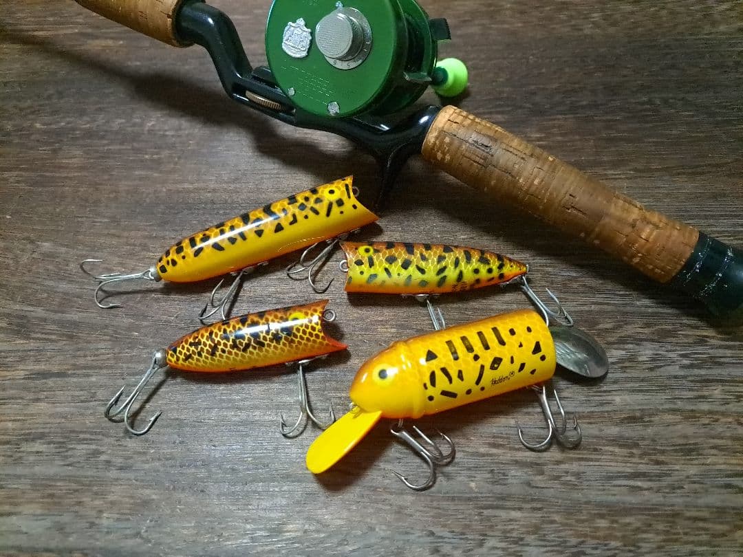 ヘドン　BRS　茶スイカ　ラッキー　チャガー　バド　4個セット