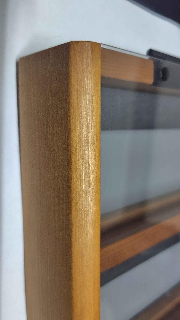 【純正廃盤】ZIPPO木製ディスプレイケースクリア版2段 25年前購入