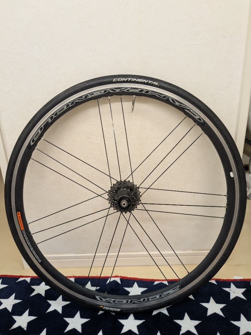 Campagnolo ZONDA c17 前後 スプロケット付き gp5000