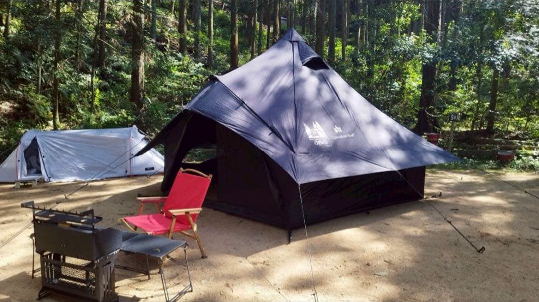 オガワ カナディアンイースト グロッケ8 ブラック モノポール テント キャンプ