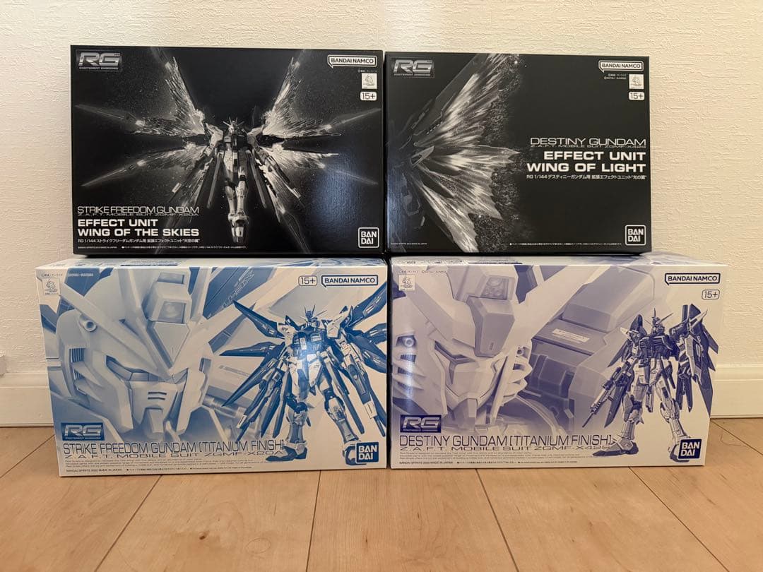 ＊RGストフリ&デスティニーチタニウム+オプションセット